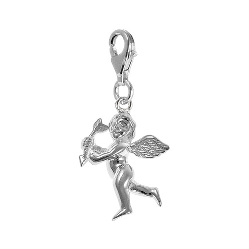 Silver Cupid Charm 