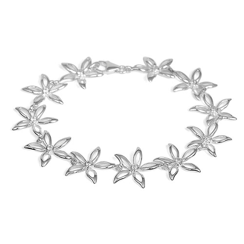 Silver Cz Bracelet