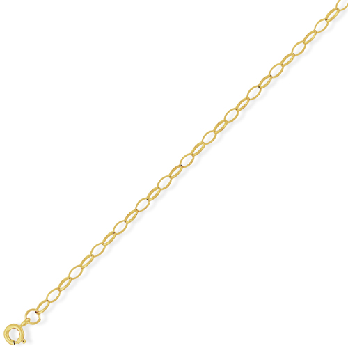 9ct Gold Belcher Chain 16 Inch