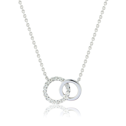 9ct Gold Diamond Necklace