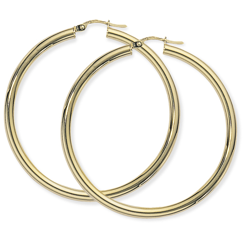 9ct Gold Hoop Earrings