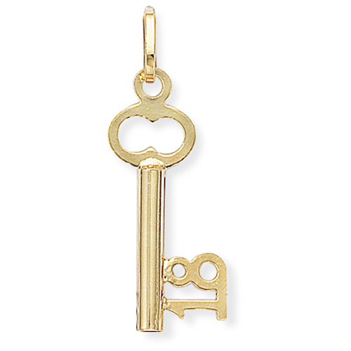 9ct Gold 18 Key Charm