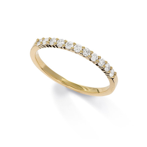 9ct Gold Diamond Ring 0.27cts